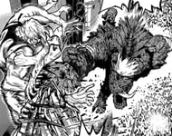 Spinner attacking Shoji in My Hero Academia chapter 371 (Image via Shueisha)